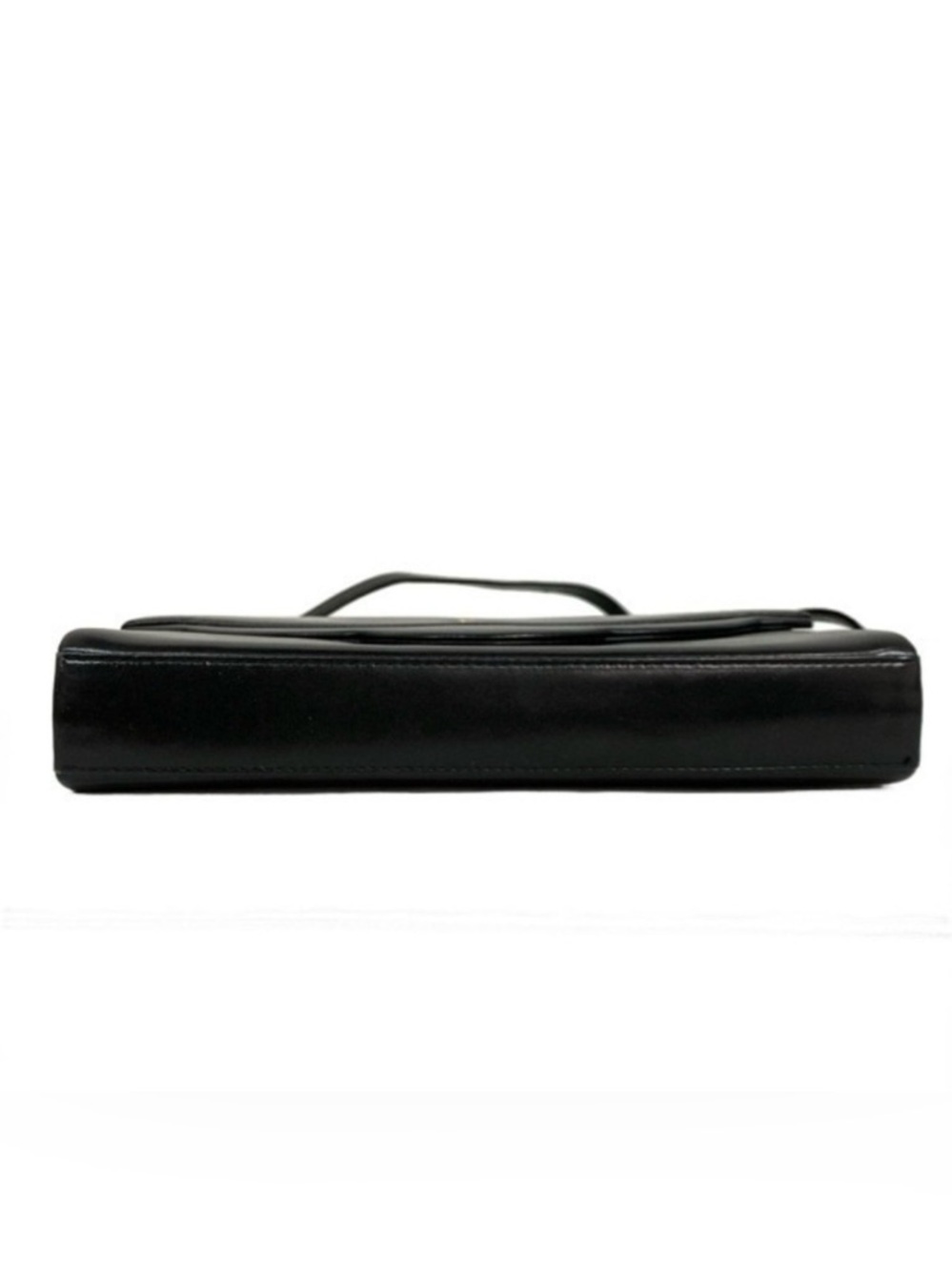 GIVENCHY vintage Sacs Black Leather Convertible Crossbody / Clutch bag - Picture 4 of 7